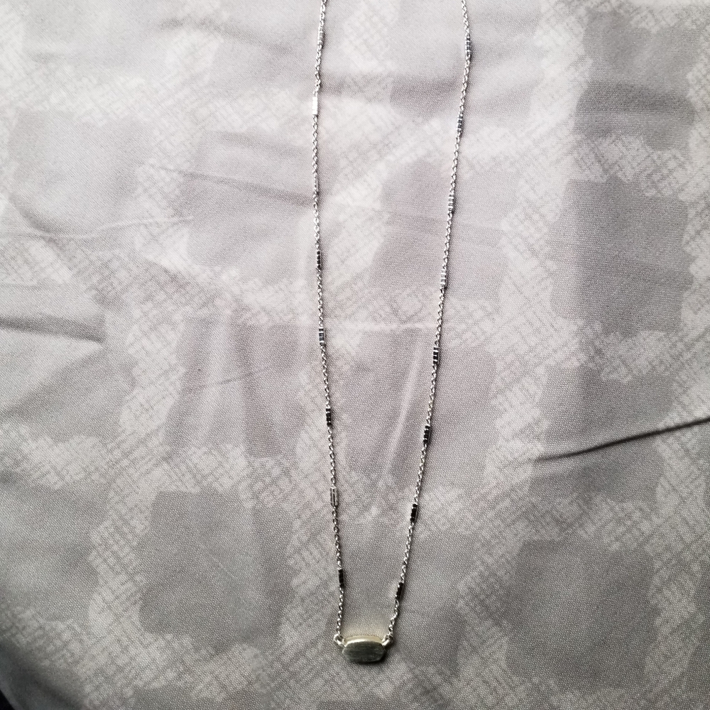Kendra scott silver Fern necklace